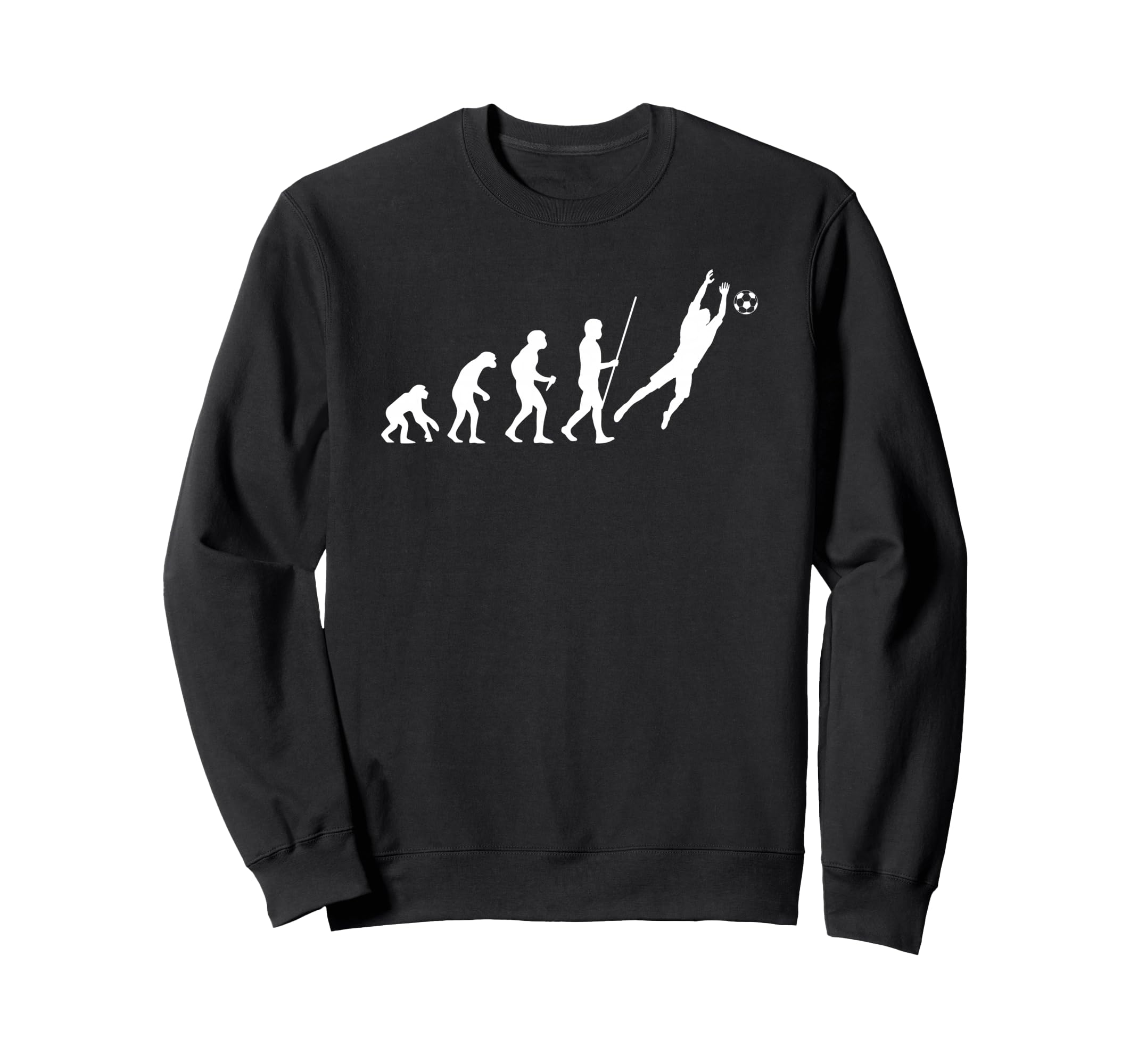 Goalkeeper Evolution Soccer Goalie Sweatshirt - Aesthetic Graphic Unisex - T-Shirt, Sweatshirt, Hoodie