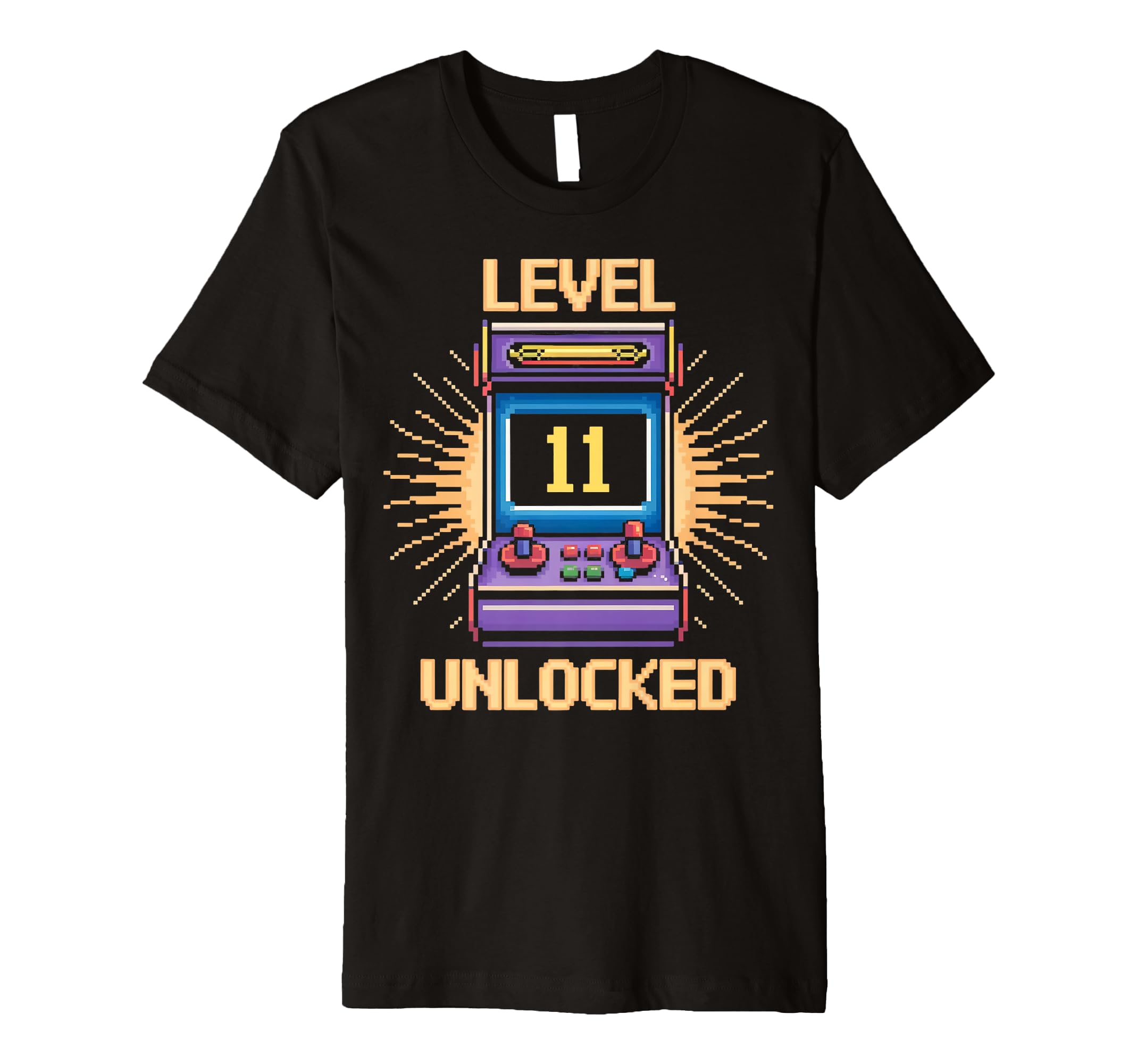 Level 11 Unlock Birthday Gamer 11 Year Old T-Shirt - Trendy Graphic Unisex - T-Shirt, Sweatshirt, Hoodie