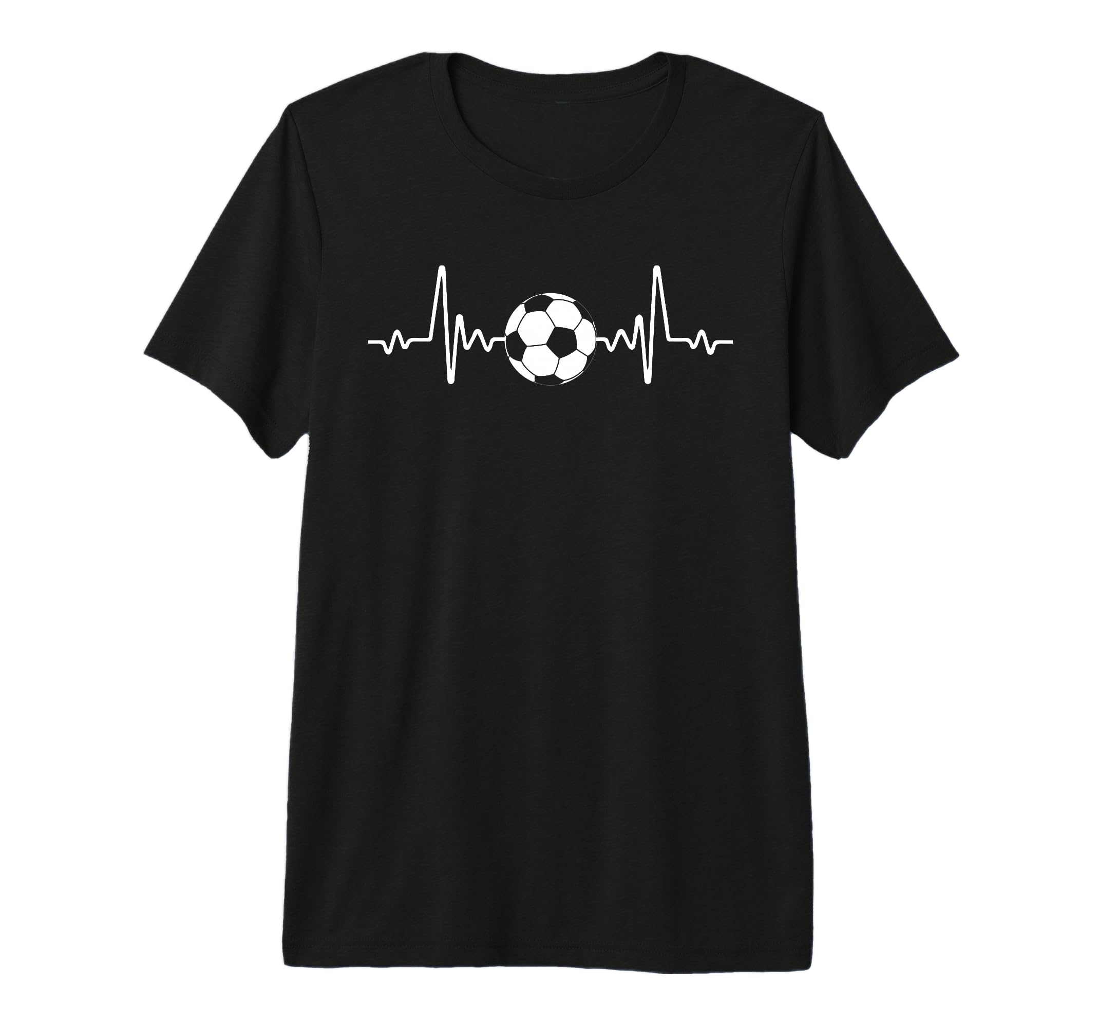 Soccer Player Heartbeat Soccer Lover Tri T-Shirt - Novelty Apparel Unisex - T-Shirt, Sweatshirt, Hoodie