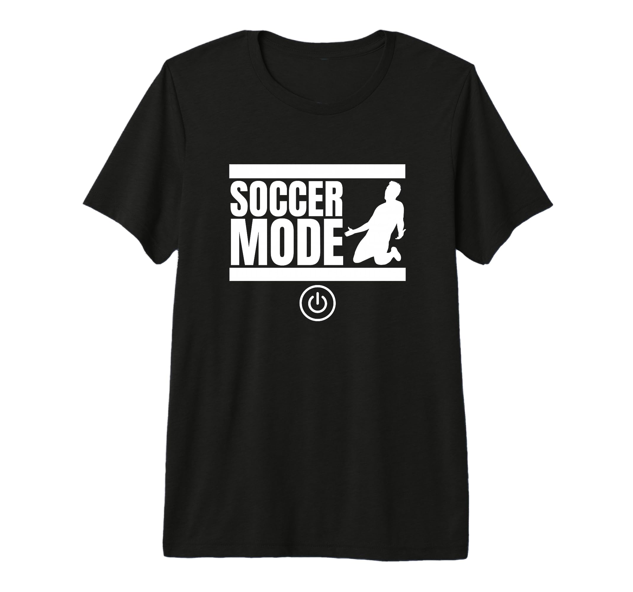 Soccer Mode Funny Soccer Player Tri T-Shirt - Novelty Apparel Men Women - T-Shirt, Sweatshirt, Hoodie