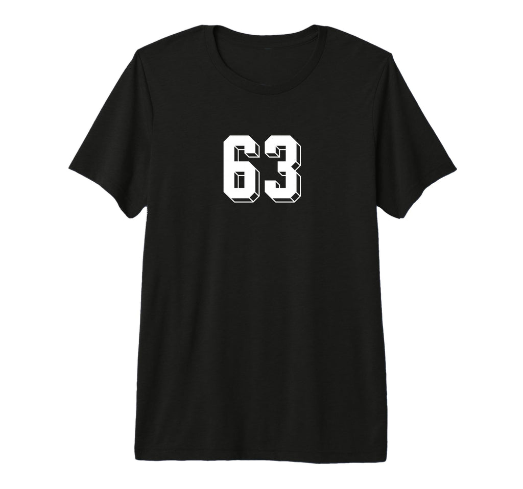 Number 63 80S 90S Soccer Team Jersey T-Shirt - Trendy Graphic Men Women - T-Shirt, Sweatshirt, Hoodie