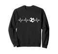Heartbeat Soccer Sweatshirt - Novelty Apparel for Adults - T-Shirt, Sweatshirt, Hoodie