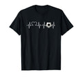 Football Lovers Heartbeat Children T-Shirt - Minimalist Print for Adults - T-Shirt, Sweatshirt, Hoodie