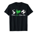 Peace Love And Game Time Soccer Lover T-Shirt - Graphic Print Men Women - T-Shirt, Sweatshirt, Hoodie