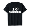I Love Soccer T-Shirt - Graphic Print Unisex - T-Shirt, Sweatshirt, Hoodie