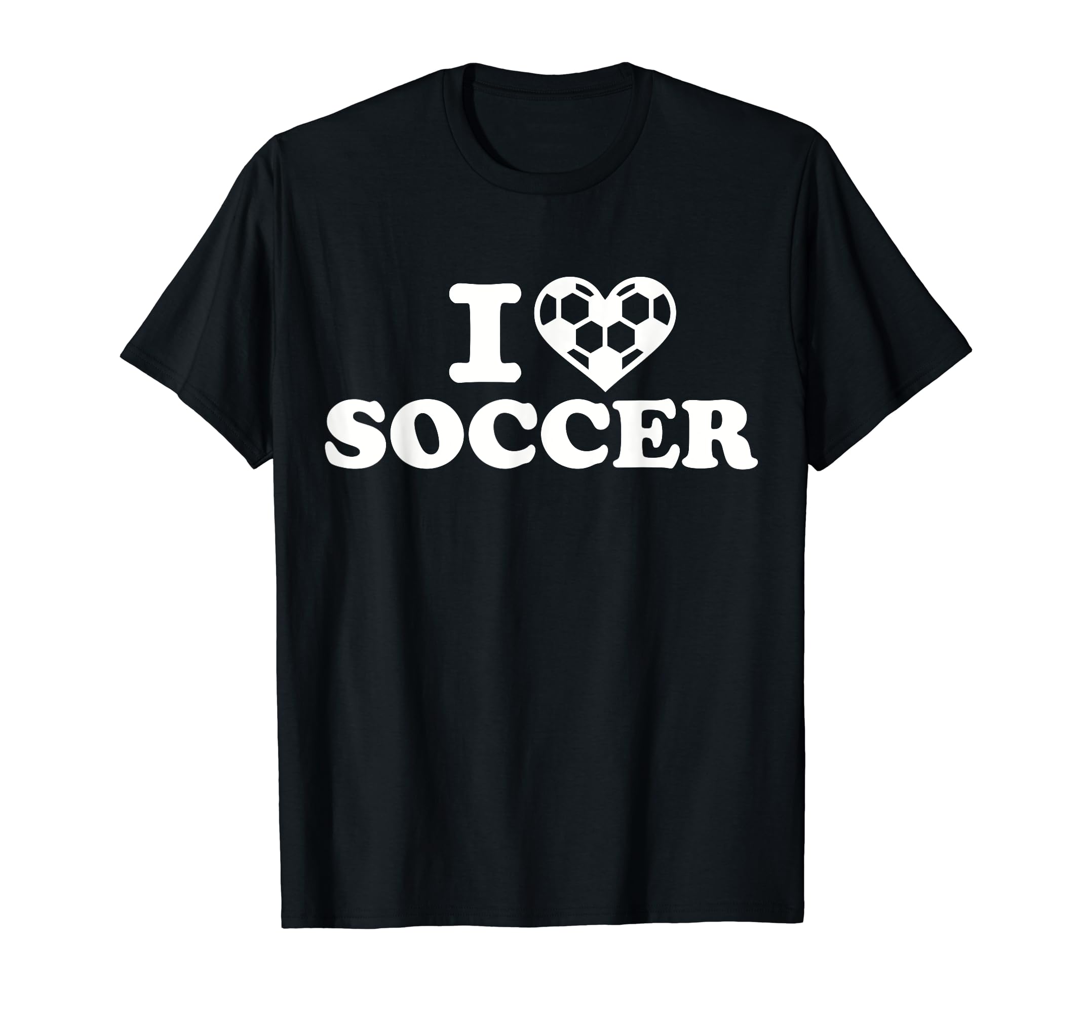 I Love Soccer T-Shirt - Custom Art Print for Adults - T-Shirt, Sweatshirt, Hoodie