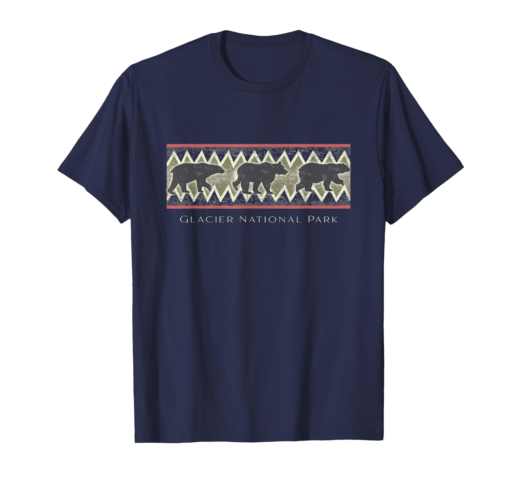 Glacier National Park Bear T-Shirt - Novelty Apparel Men Women - T-Shirt, Sweatshirt, Hoodie
