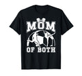 Mom Both Proud Soccer And Dance Mom T-Shirt - Fun Novelty Design for Adults - T-Shirt, Sweatshirt, Hoodie
