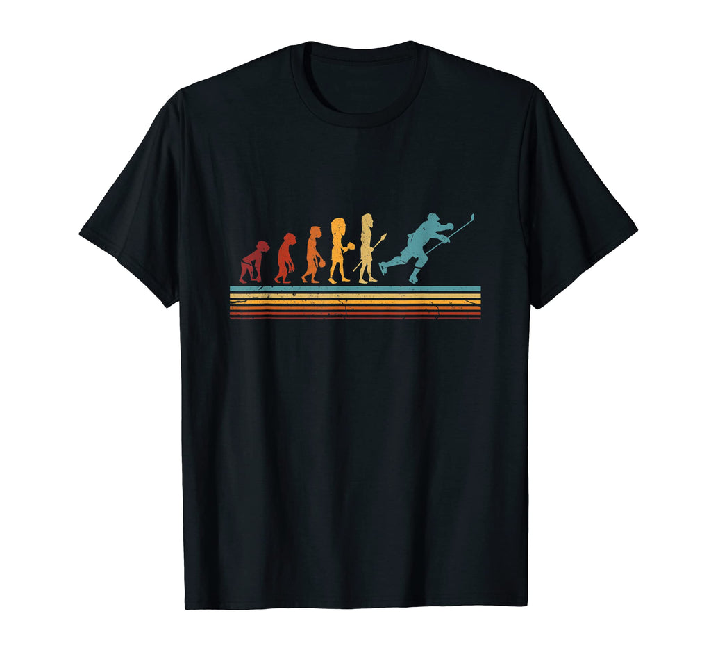 Ice Hockey Player Evolution Goalie T-Shirt - Minimalist Print Men Women - T-Shirt, Sweatshirt, Hoodie