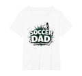 Soccer Dad Louder Than Mom Womens Plus T-Shirt - Unique Graphic for Adults - T-Shirt, Sweatshirt, Hoodie