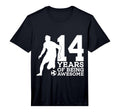 14 Years Being Awesome Soccer T-Shirt - Casual Everyday Wear for Adults - T-Shirt, Sweatshirt, Hoodie