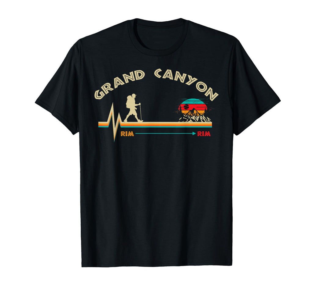 Grand Canyon National Park Rim Rim Hiking T-Shirt - Novelty Apparel Unisex - T-Shirt, Sweatshirt, Hoodie