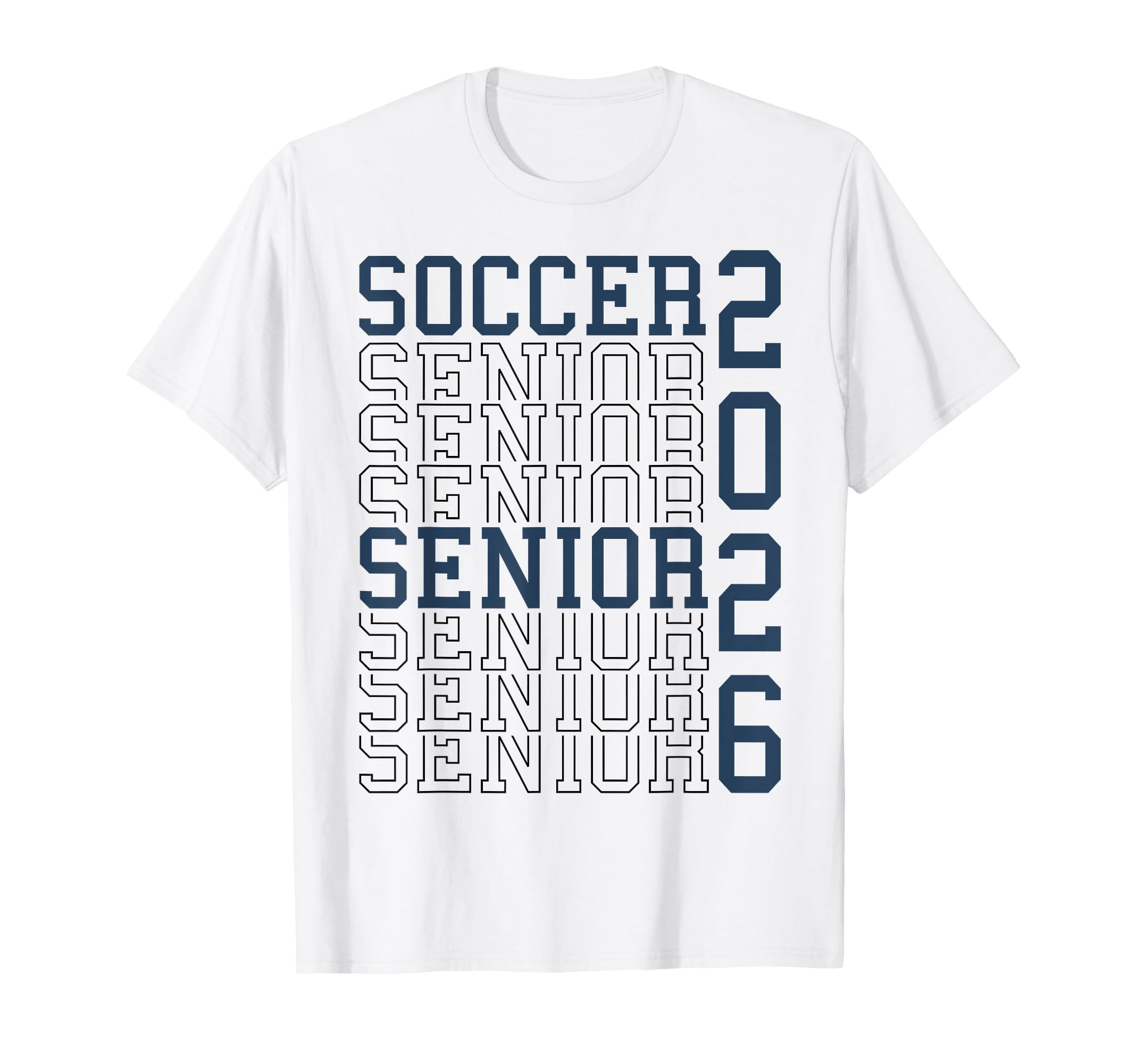 Soccer Senior Night Soccer Senior T-Shirt - Minimalist Print for Adults - T-Shirt, Sweatshirt, Hoodie