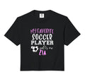 My Favorite Soccer Player Call Me Zia Hoodie - Aesthetic Graphic Men Women - T-Shirt, Sweatshirt, Hoodie