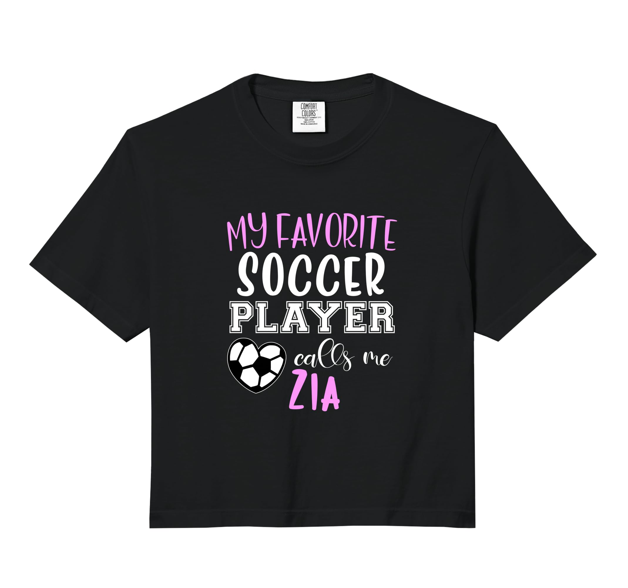 My Favorite Soccer Player Call Me Zia Hoodie - Aesthetic Graphic Men Women - T-Shirt, Sweatshirt, Hoodie