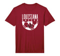 University Louisiana Lafayette Ragin T-Shirt - Novelty Apparel for Adults - T-Shirt, Sweatshirt, Hoodie