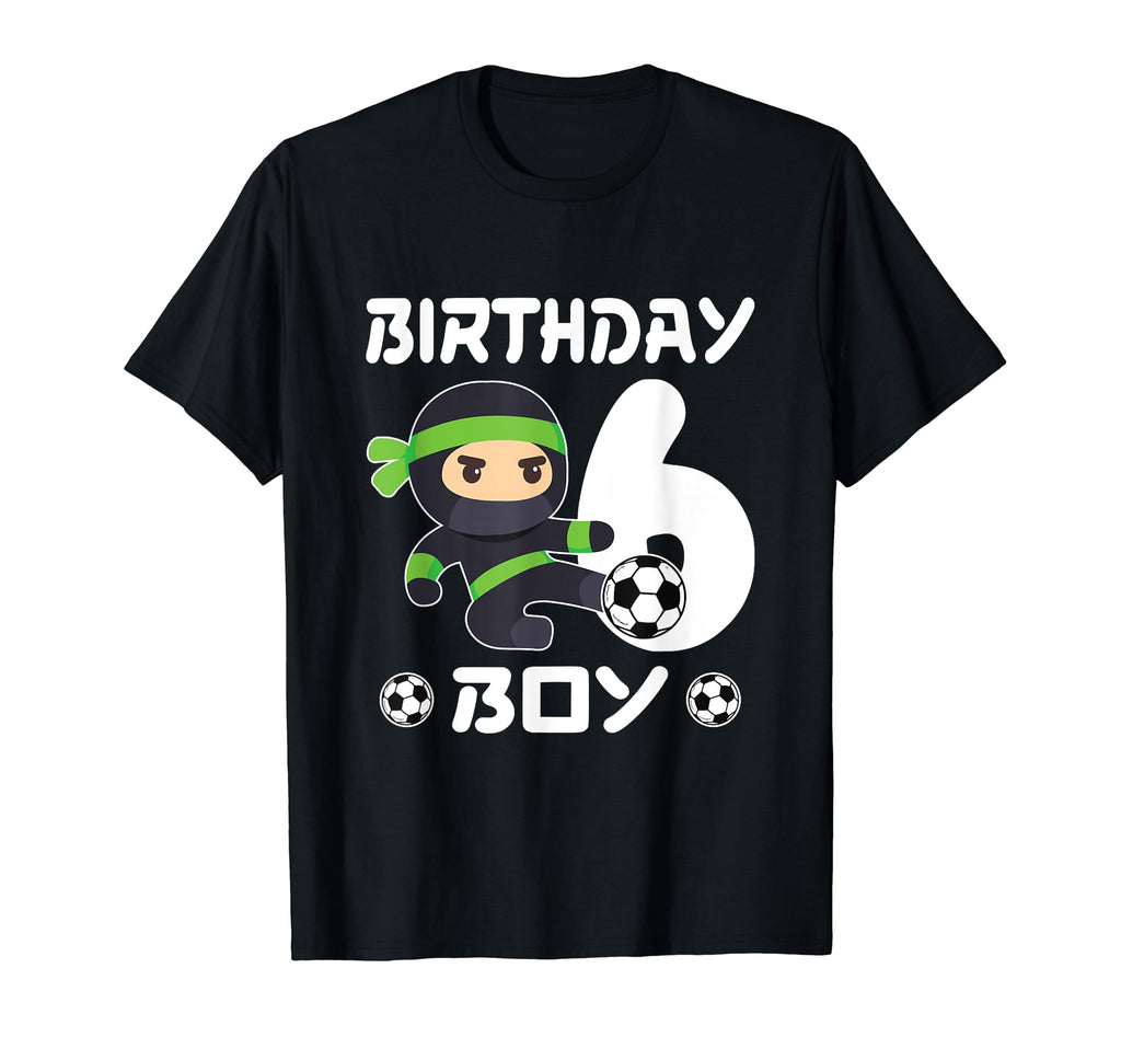 6Th Birthday Soccer Six 6 Year Old T-Shirt - Custom Art Print Unisex - T-Shirt, Sweatshirt, Hoodie