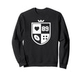 I Love Football I Heart Football Funny Sweatshirt - Graphic Print Unisex - T-Shirt, Sweatshirt, Hoodie