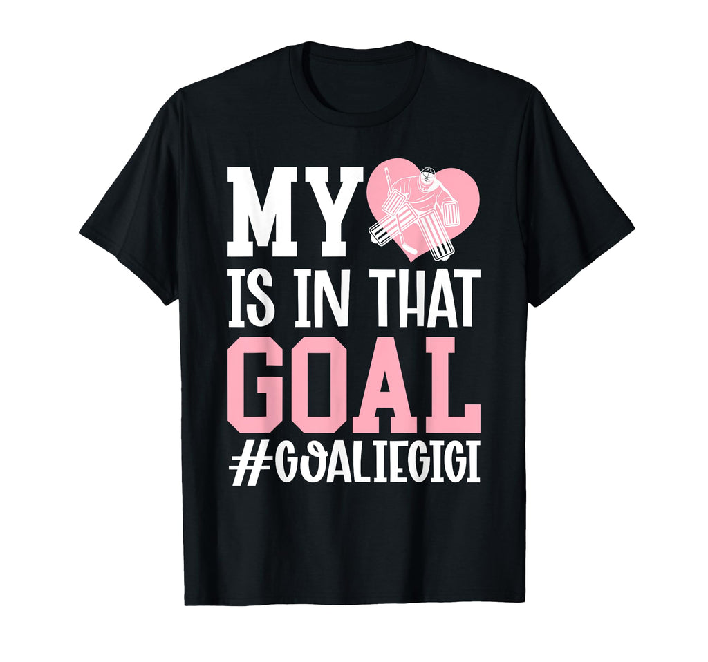 Proud Ice Hockey Goalie Gigi Hockey T-Shirt - Minimalist Print for Adults - T-Shirt, Sweatshirt, Hoodie