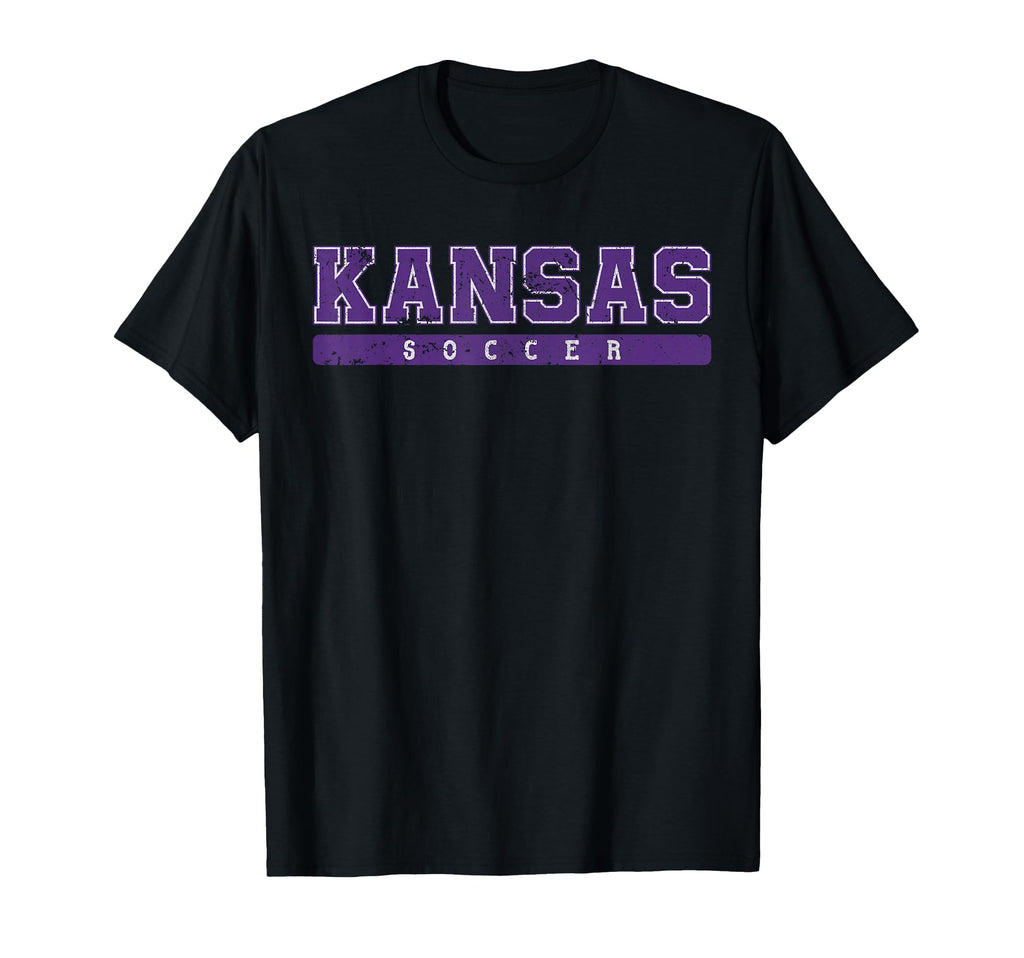 Kansas Soccer Tees Tanks Tops Hoodie - Aesthetic Graphic Unisex - T-Shirt, Sweatshirt, Hoodie