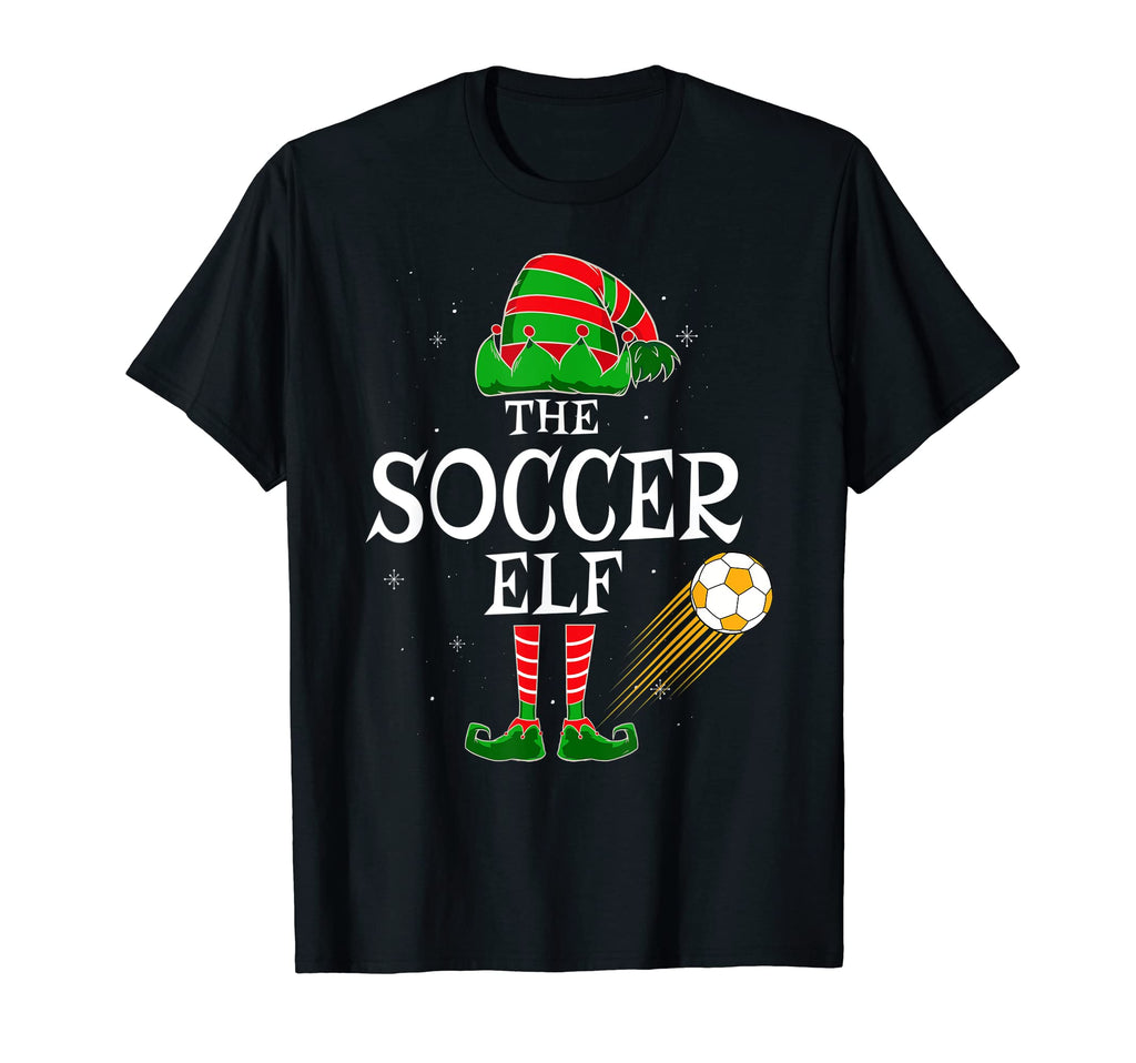 Soccer Elf Group Matching Family T-Shirt - Casual Everyday Wear Unisex - T-Shirt, Sweatshirt, Hoodie
