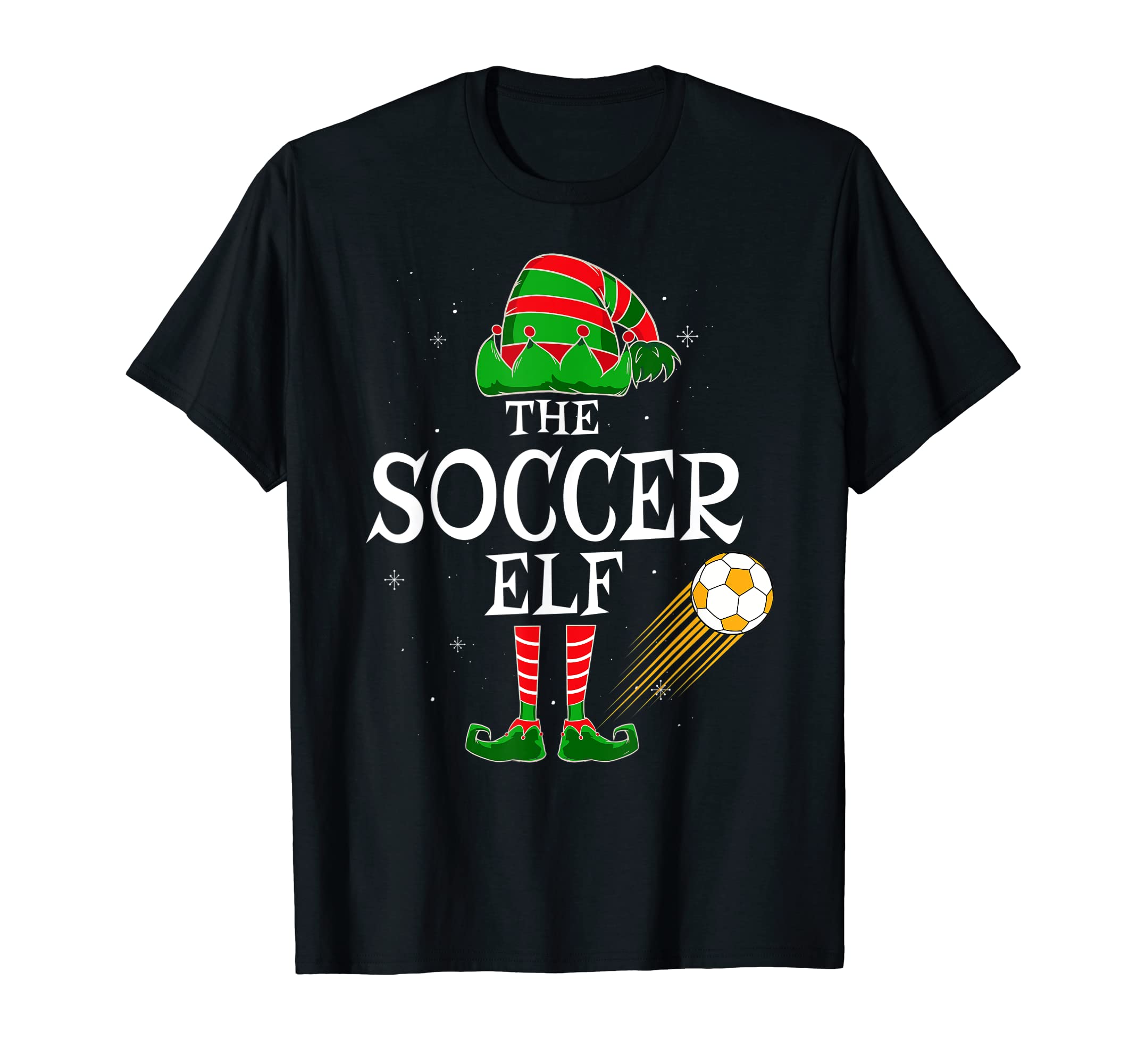 Soccer Elf Group Matching Family T-Shirt - Casual Everyday Wear Unisex - T-Shirt, Sweatshirt, Hoodie