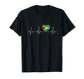 Guyana Love Heartbeat And Guyanese T-Shirt - Custom Art Print for Adults - T-Shirt, Sweatshirt, Hoodie