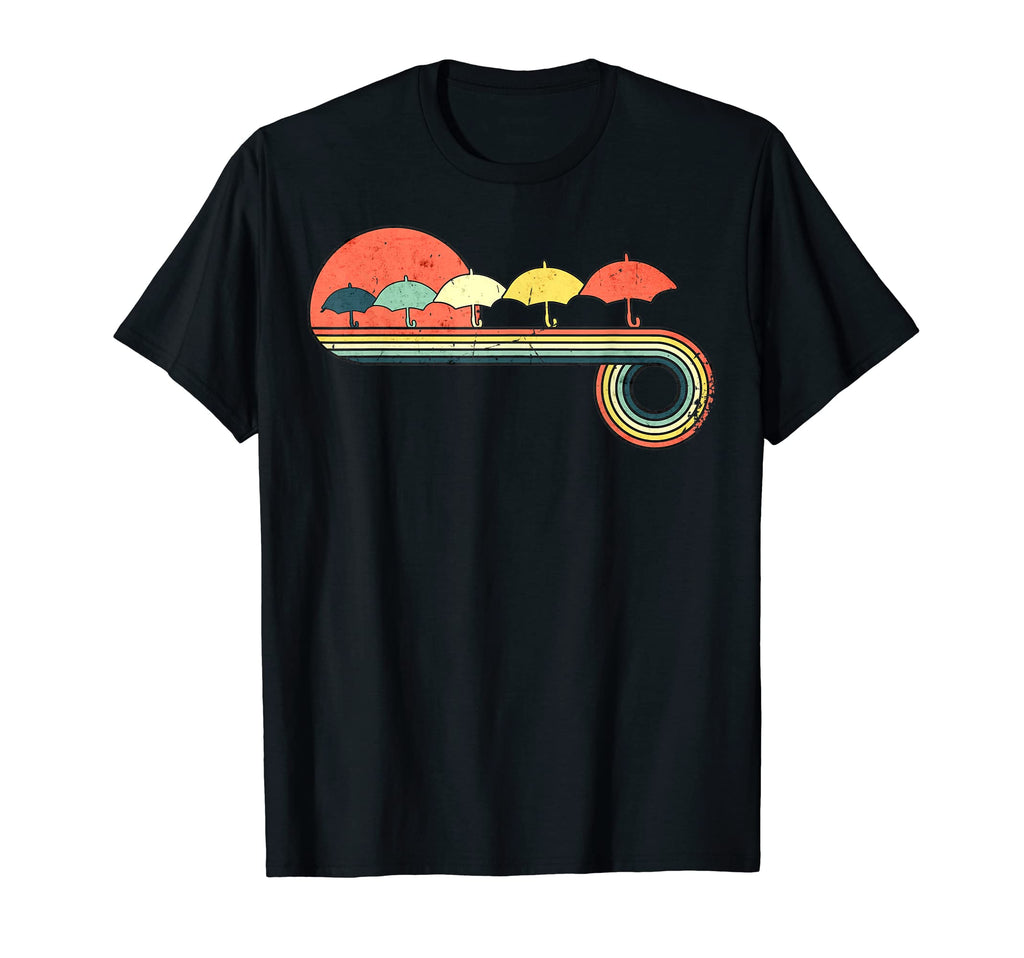 Umbrella Sunset Rainbow T-Shirt - Novelty Apparel Unisex - T-Shirt, Sweatshirt, Hoodie