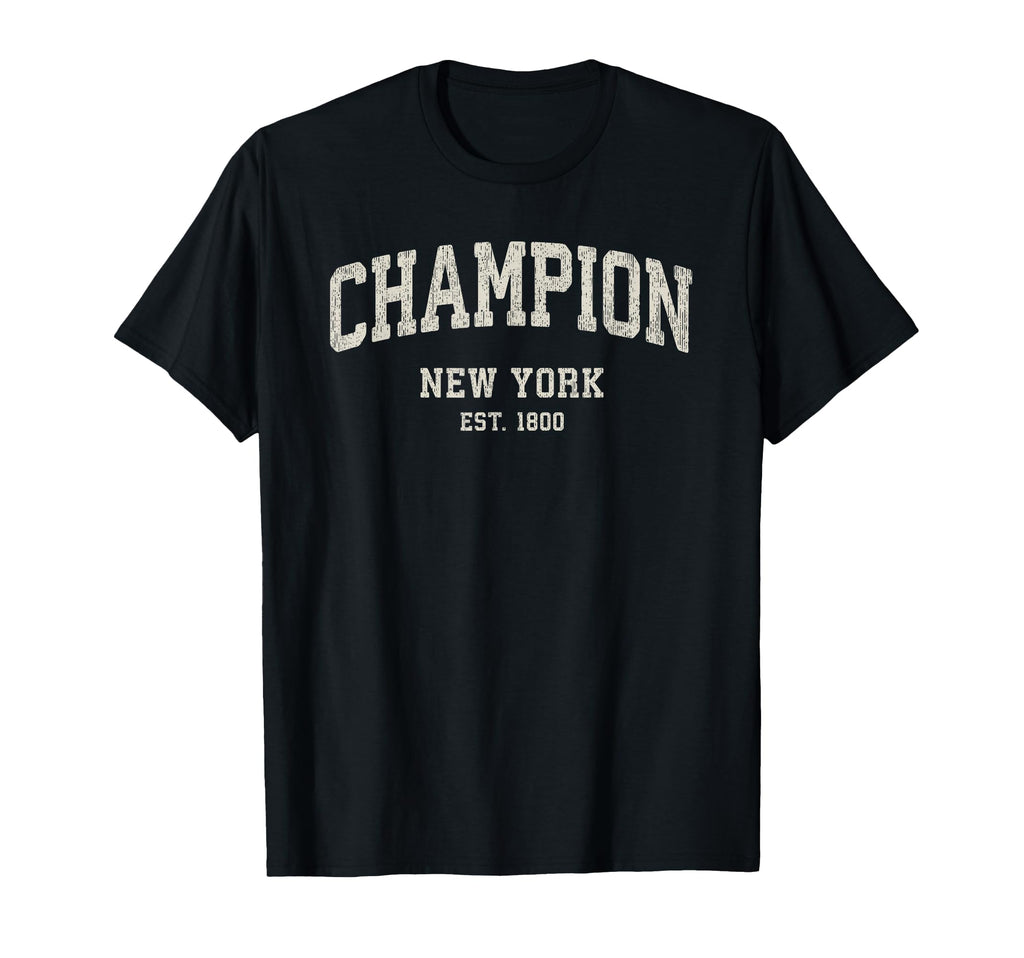 Champion New York Ny Athletic Sports T-Shirt - Graphic Print Men Women - T-Shirt, Sweatshirt, Hoodie