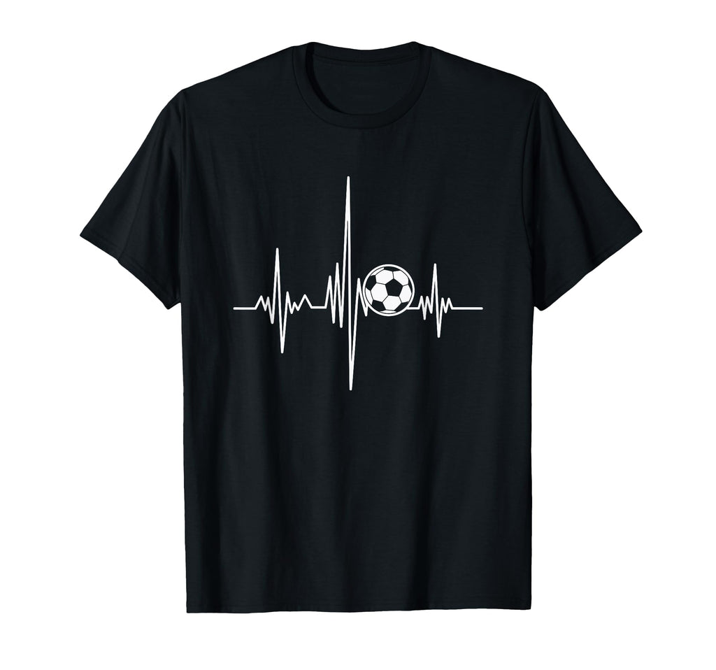 Soccer Heartbeat Goal Line T-Shirt - Trendy Graphic Unisex - T-Shirt, Sweatshirt, Hoodie