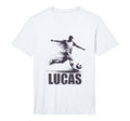 Lucas Soccer Personalized First Name T-Shirt - Custom Art Print for Adults - T-Shirt, Sweatshirt, Hoodie