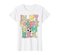 My Soccer Mom Era Groovy Soccer Mom T-Shirt - Minimalist Print for Adults - T-Shirt, Sweatshirt, Hoodie