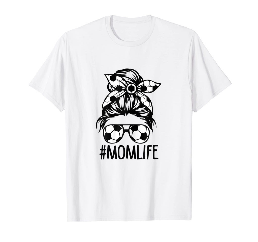 Womens Dy Mom Life Soccer Lover T-Shirt - Trendy Graphic for Adults - T-Shirt, Sweatshirt, Hoodie