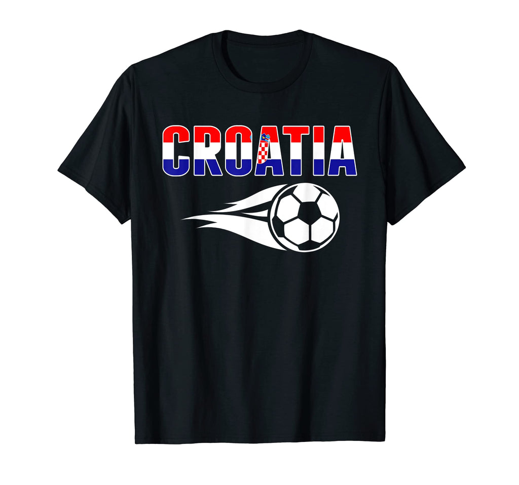 Croatia Soccer Fans Jersey Croatian Flag T-Shirt - Trendy Graphic Unisex - T-Shirt, Sweatshirt, Hoodie