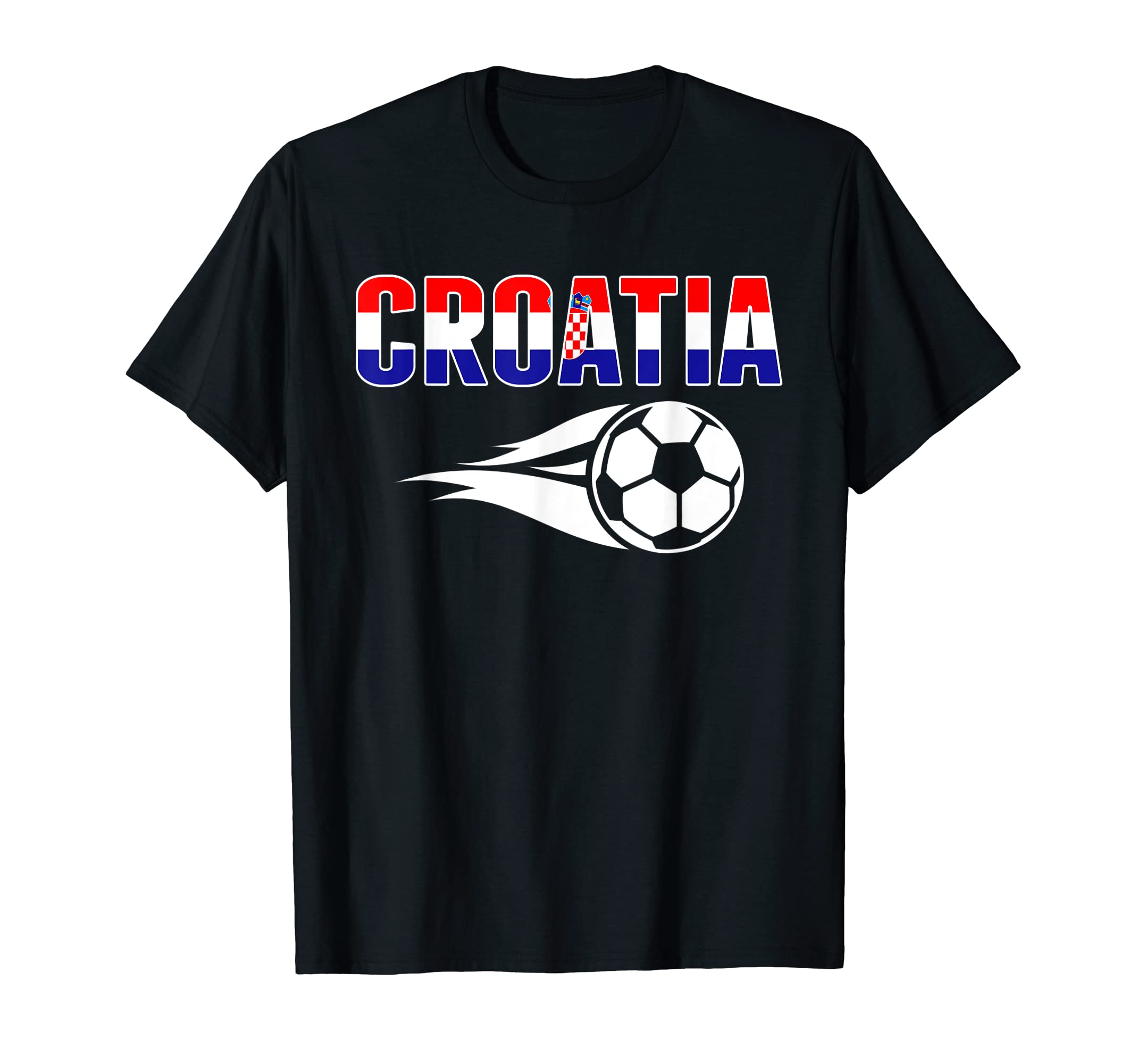 Croatia Soccer Fans Jersey Croatian Flag T-Shirt - Trendy Graphic Unisex - T-Shirt, Sweatshirt, Hoodie