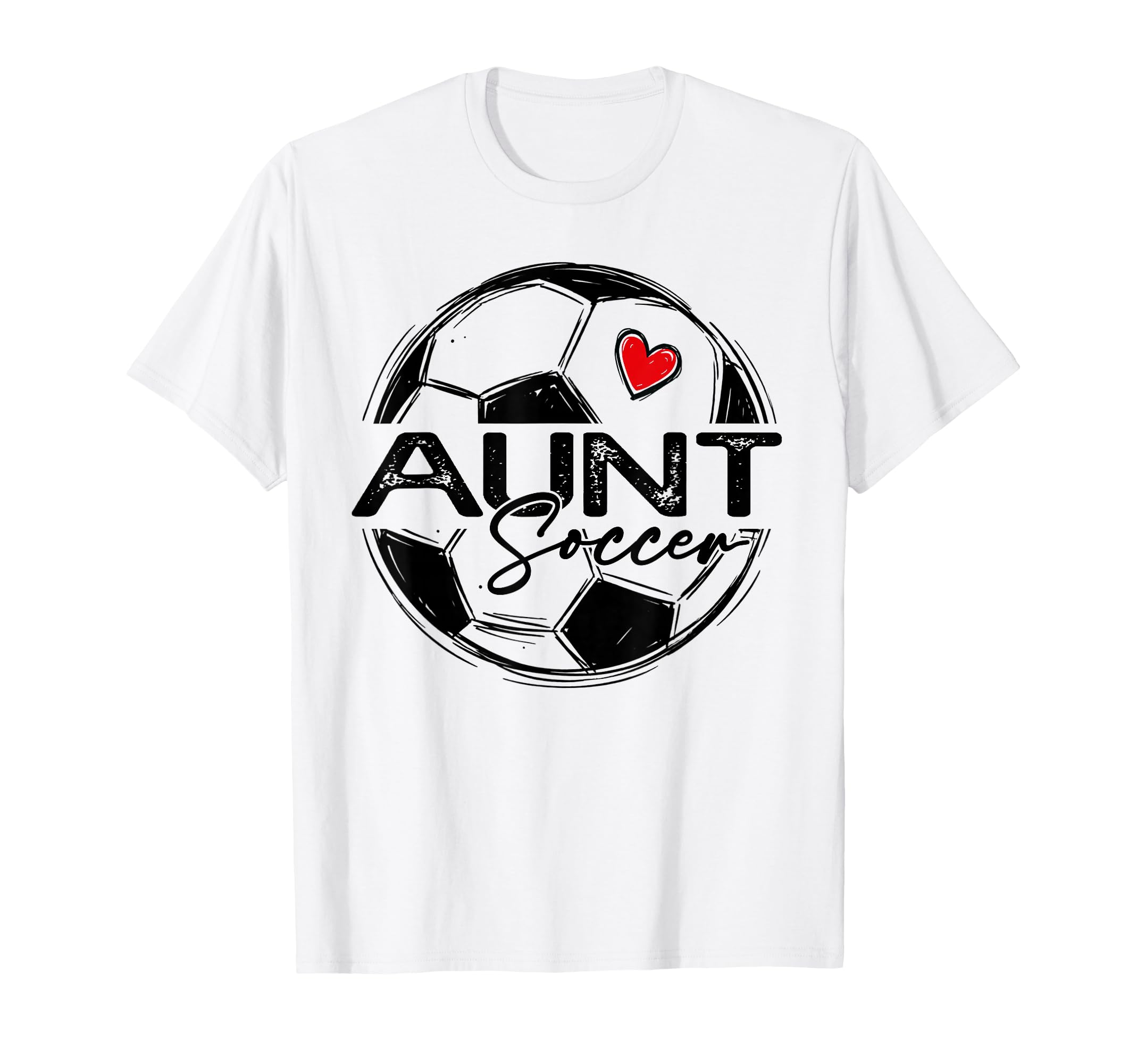 Soccer Aunt Soccer Player Family Matching T-Shirt - Custom Art Print Unisex - T-Shirt, Sweatshirt, Hoodie