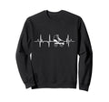 Roller Skates Heartbeat Roller Sweatshirt - Unique Graphic Men Women - T-Shirt, Sweatshirt, Hoodie