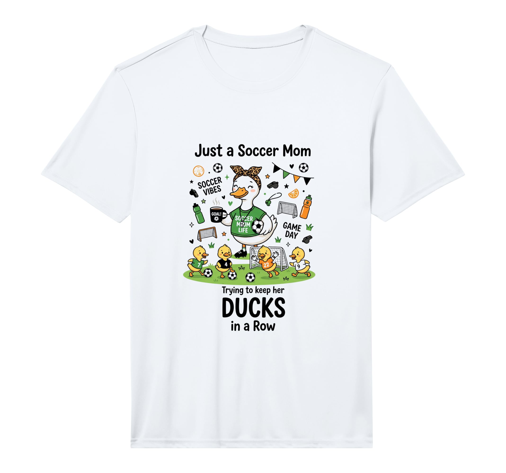 Soccer Mom Gift Soccer Mama Funny T-Shirt - Graphic Print for Adults - T-Shirt, Sweatshirt, Hoodie