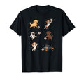 Silly Dogs Playing Soccer Player T-Shirt - Fun Novelty Design Men Women - T-Shirt, Sweatshirt, Hoodie