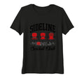 Womens Sideline Social Club Soccer Tri T-Shirt - Trendy Graphic Unisex - T-Shirt, Sweatshirt, Hoodie
