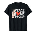 Soccer Enthusiast Love Peace Sweatshirt - Aesthetic Graphic Men Women - T-Shirt, Sweatshirt, Hoodie