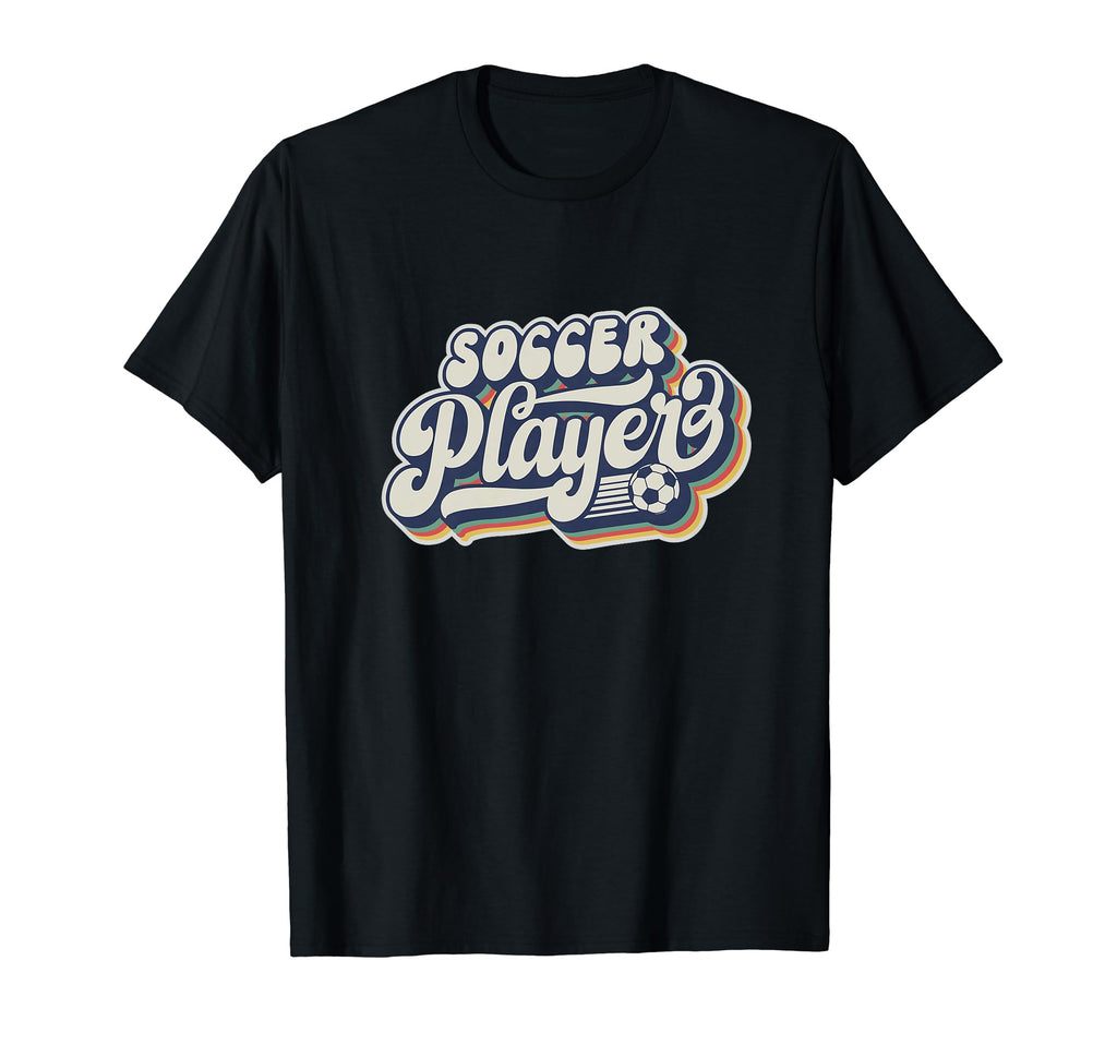 Soccer Player Groovy Sports T-Shirt - Fun Novelty Design Men Women - T-Shirt, Sweatshirt, Hoodie