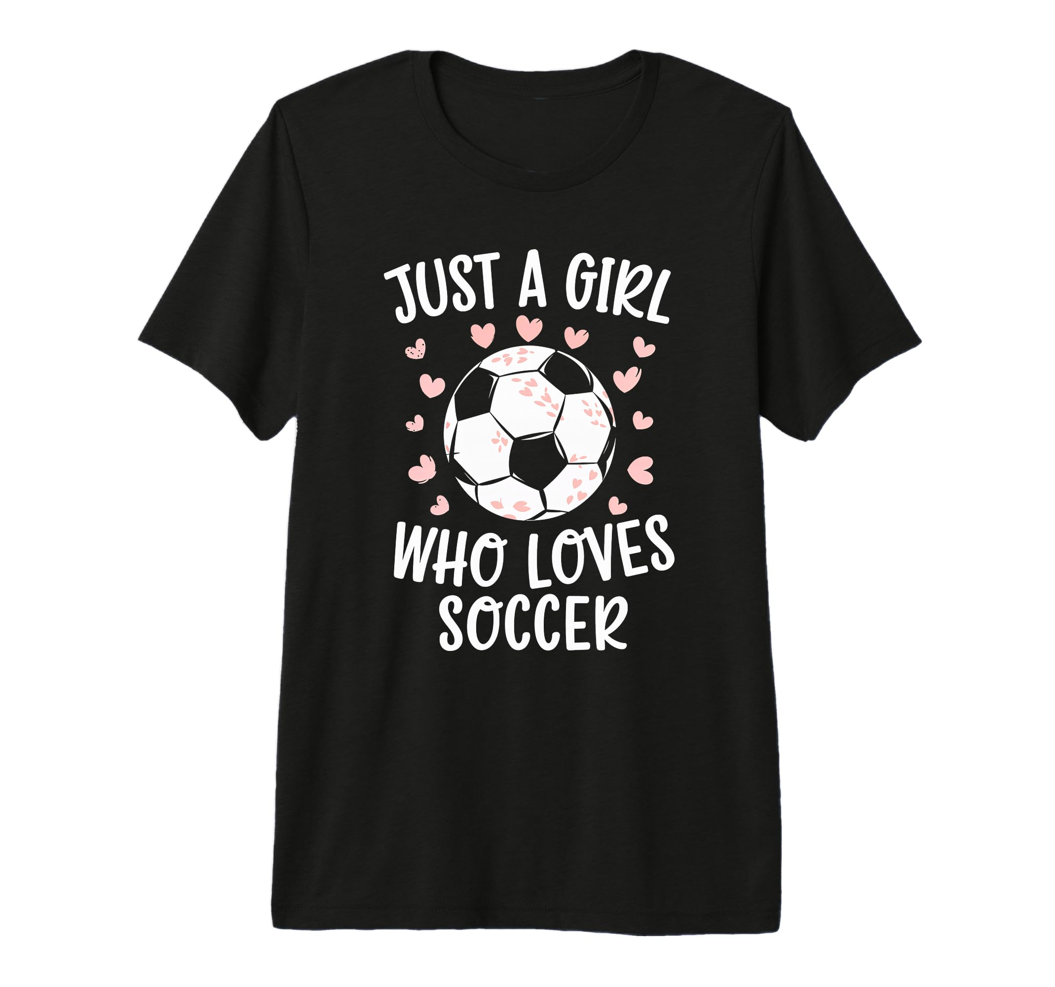 Just Who Loves Soccer Soccer Heart Sport T-Shirt - Custom Art Print Unisex - T-Shirt, Sweatshirt, Hoodie