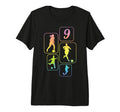 9Th Birthday Soccer Player Football T-Shirt - Custom Art Print for Adults - T-Shirt, Sweatshirt, Hoodie