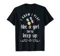 Playing Pool Billiards I Know I Play T-Shirt - Custom Art Print for Adults - T-Shirt, Sweatshirt, Hoodie