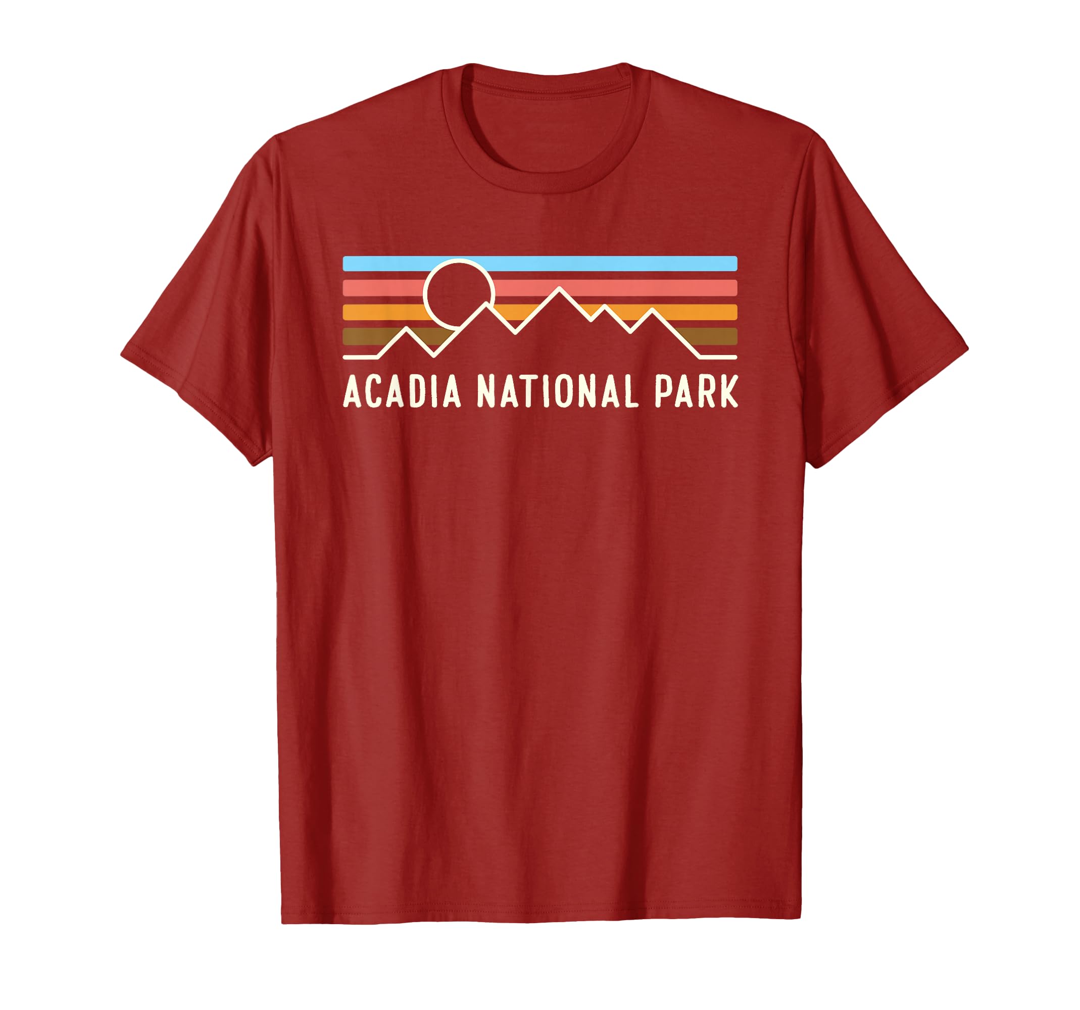 Acadia National Park Mountain Lines T-Shirt - Novelty Apparel Unisex - T-Shirt, Sweatshirt, Hoodie