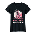 Just Who Loves Soccer Soccer Outfit T-Shirt - Custom Art Print Unisex - T-Shirt, Sweatshirt, Hoodie