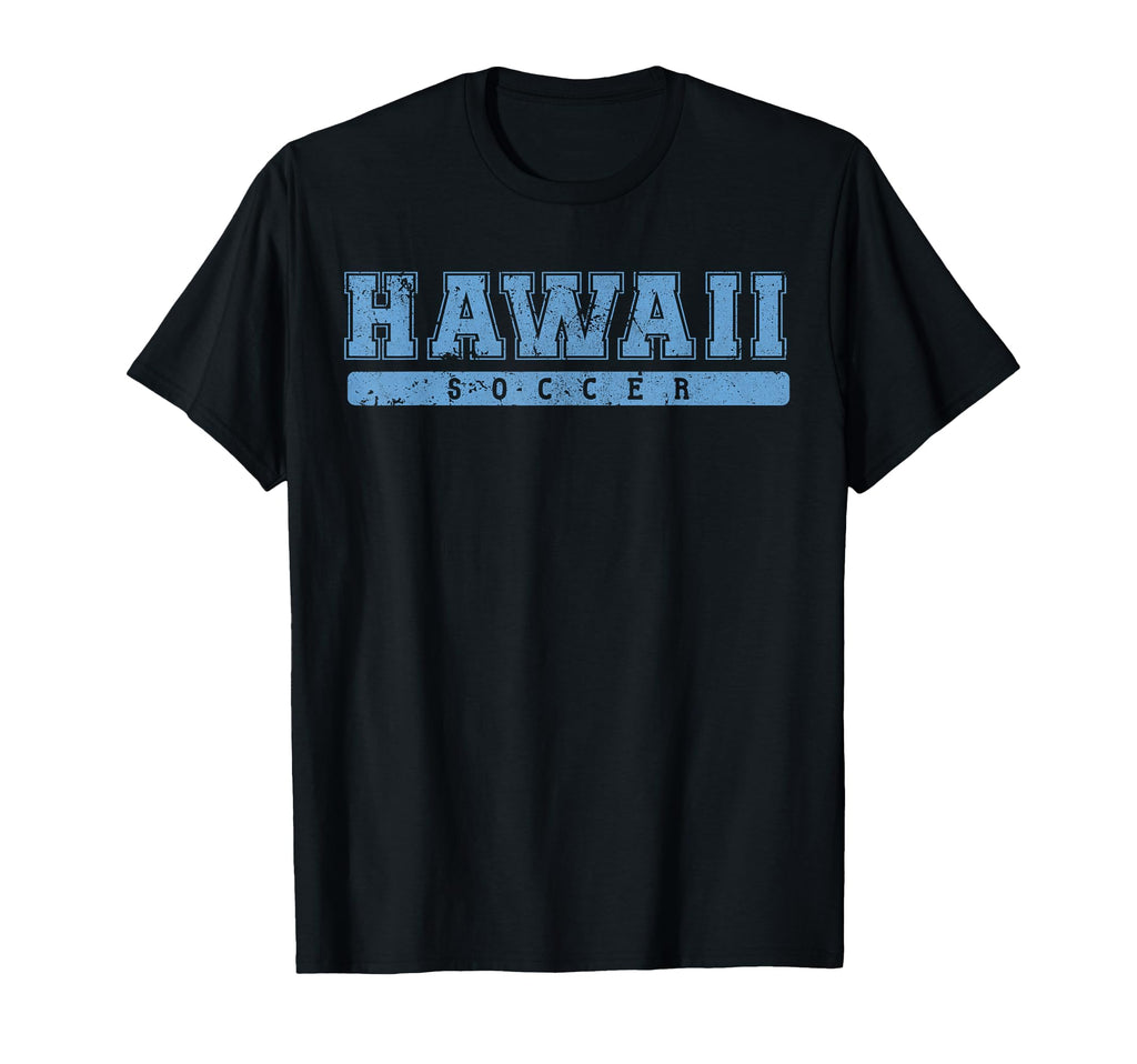 Hawaii Soccer Sky Blue Text T-Shirt - Fun Novelty Design Men Women - T-Shirt, Sweatshirt, Hoodie