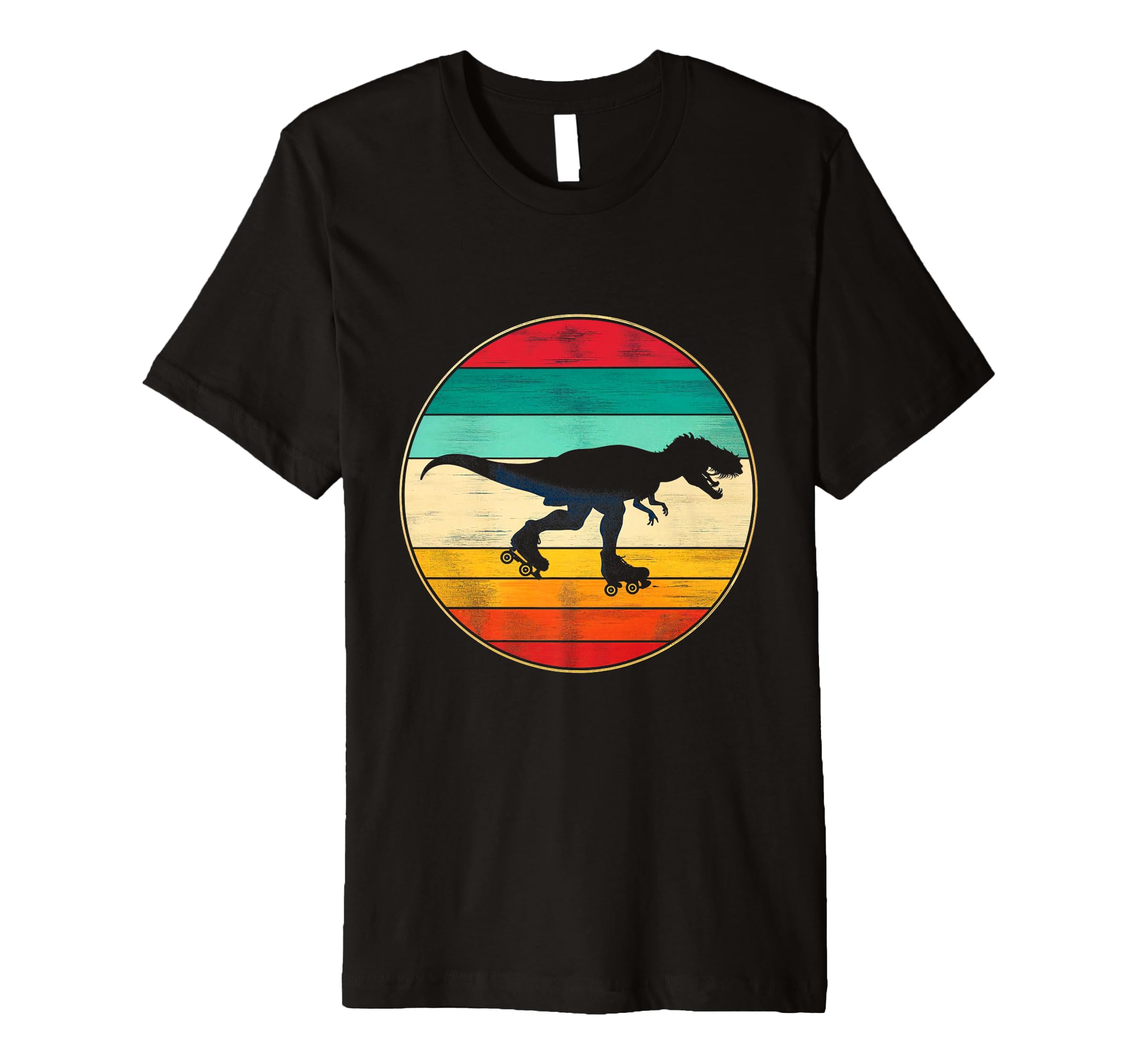 Dinosaur Roller Skate T Rex Dino T-Shirt - Casual Everyday Wear for Adults - T-Shirt, Sweatshirt, Hoodie
