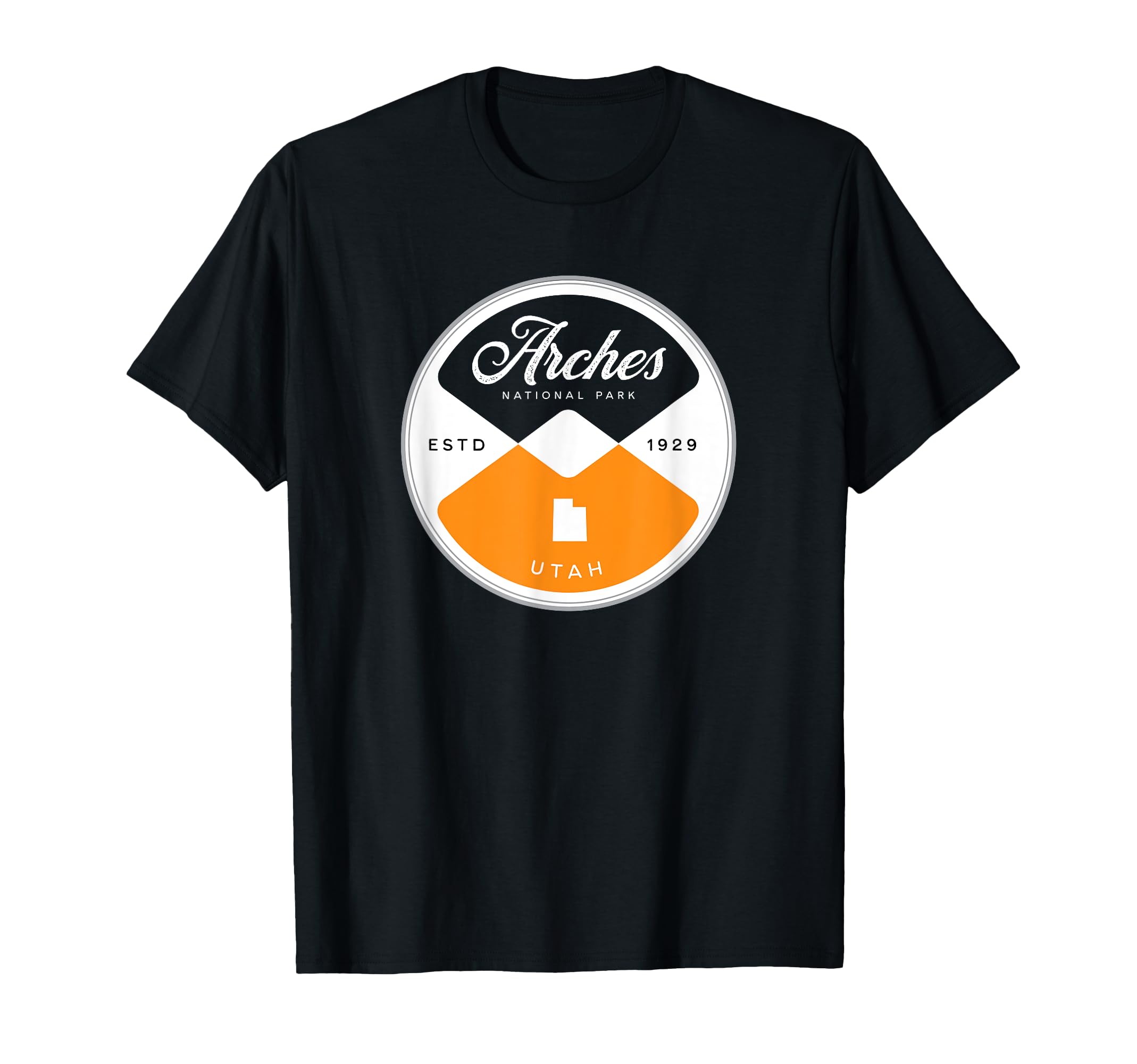 Arches National Park Utah Circle T-Shirt - Unique Graphic Unisex - T-Shirt, Sweatshirt, Hoodie